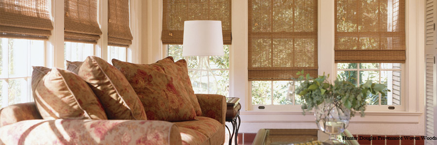 Woven Woods Window Shades.